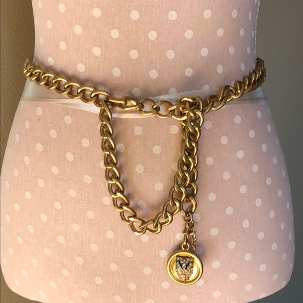 CABI gold jeweled belt - spring 18